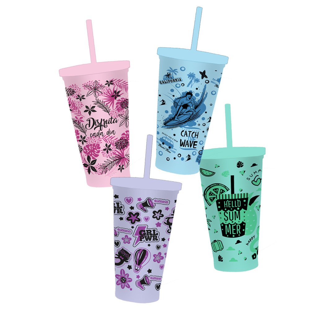 VASO ECO 750ML 带管饮水杯 6292