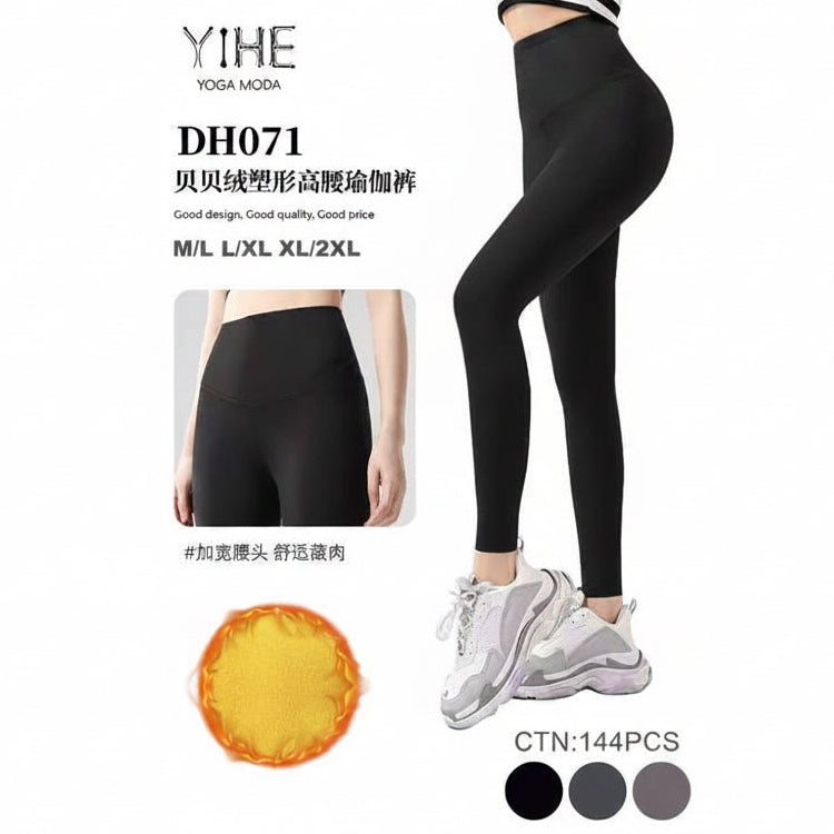 CALZA TERMICA COLOR 混色加绒裤 DH071