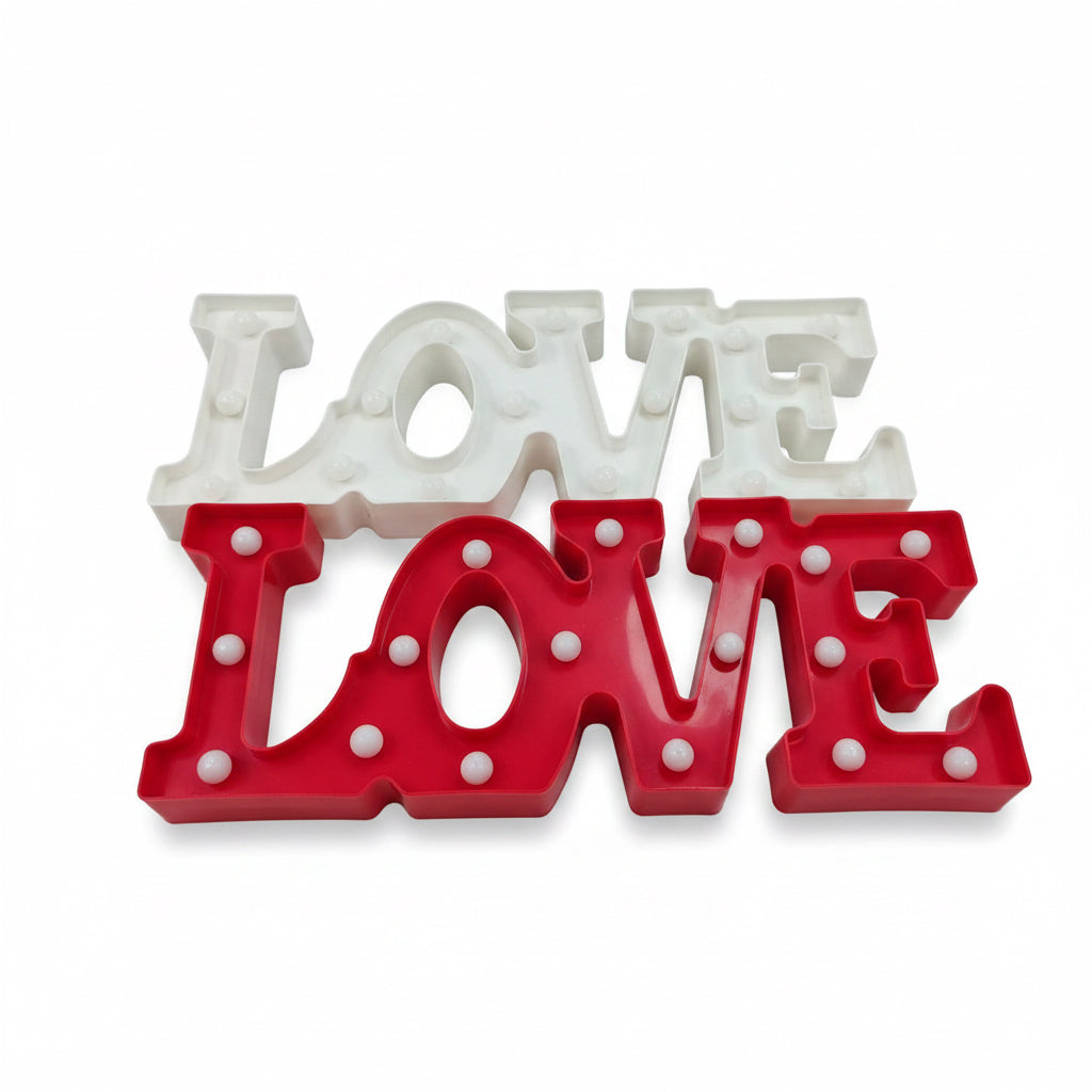 CARTEL LUMINOSO LOVE 44*17CM 字母发光板 BA-52485