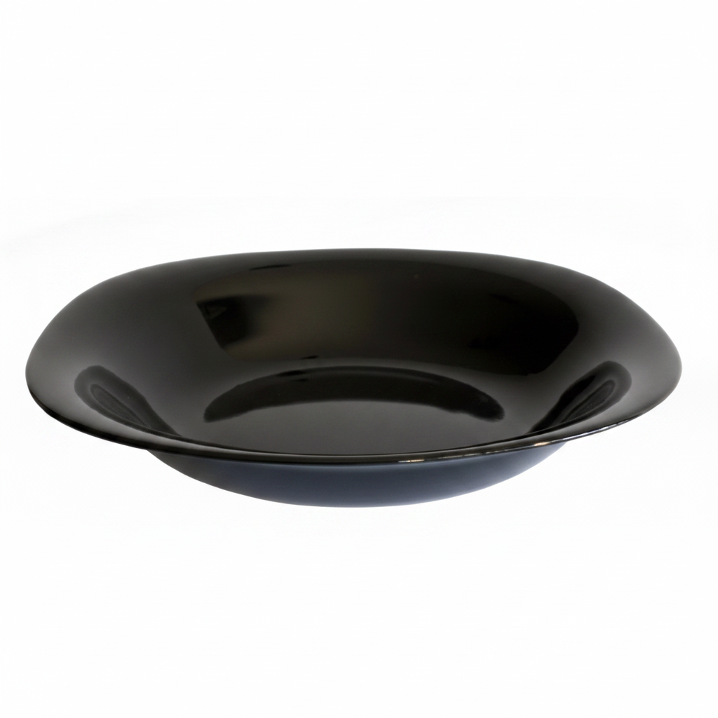 PLATO CERAMICA 9' 黑陶瓷碗82669 HLFTP90