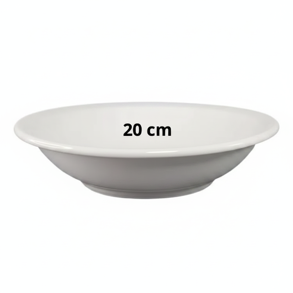 PLATO CERAMICA HONDO 20.5CM 陶瓷盘 P2021