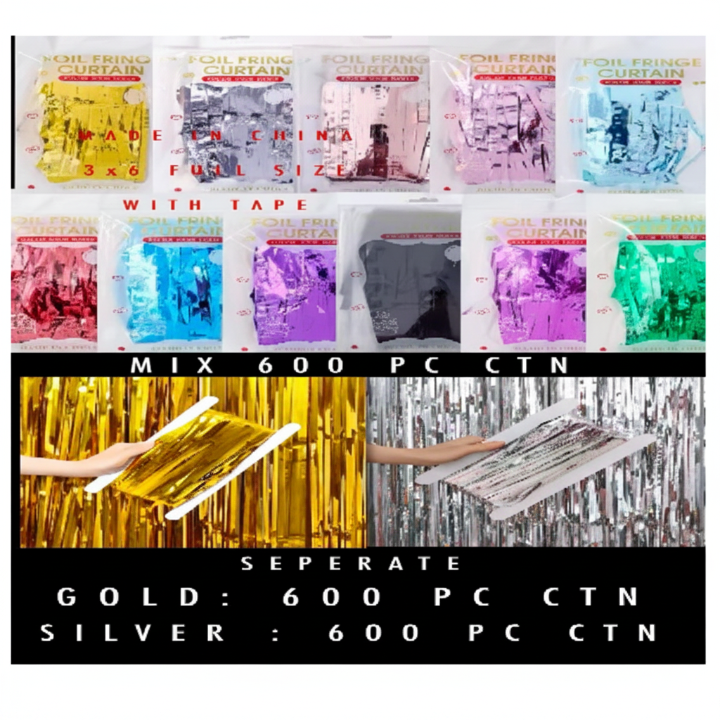 CORTINA FOIL 生日窗帘 AB-2068