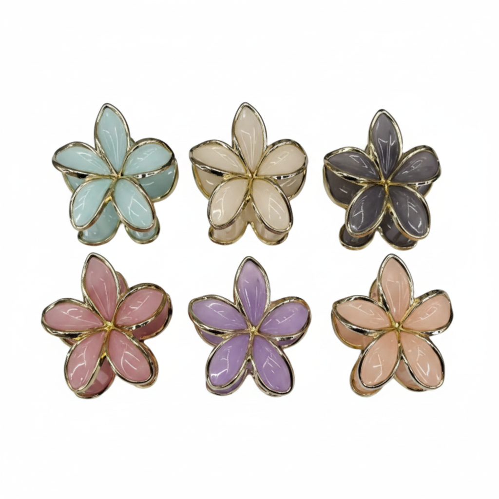 BROCHE DE PELO *12 FLORES 发夹 AA-5540