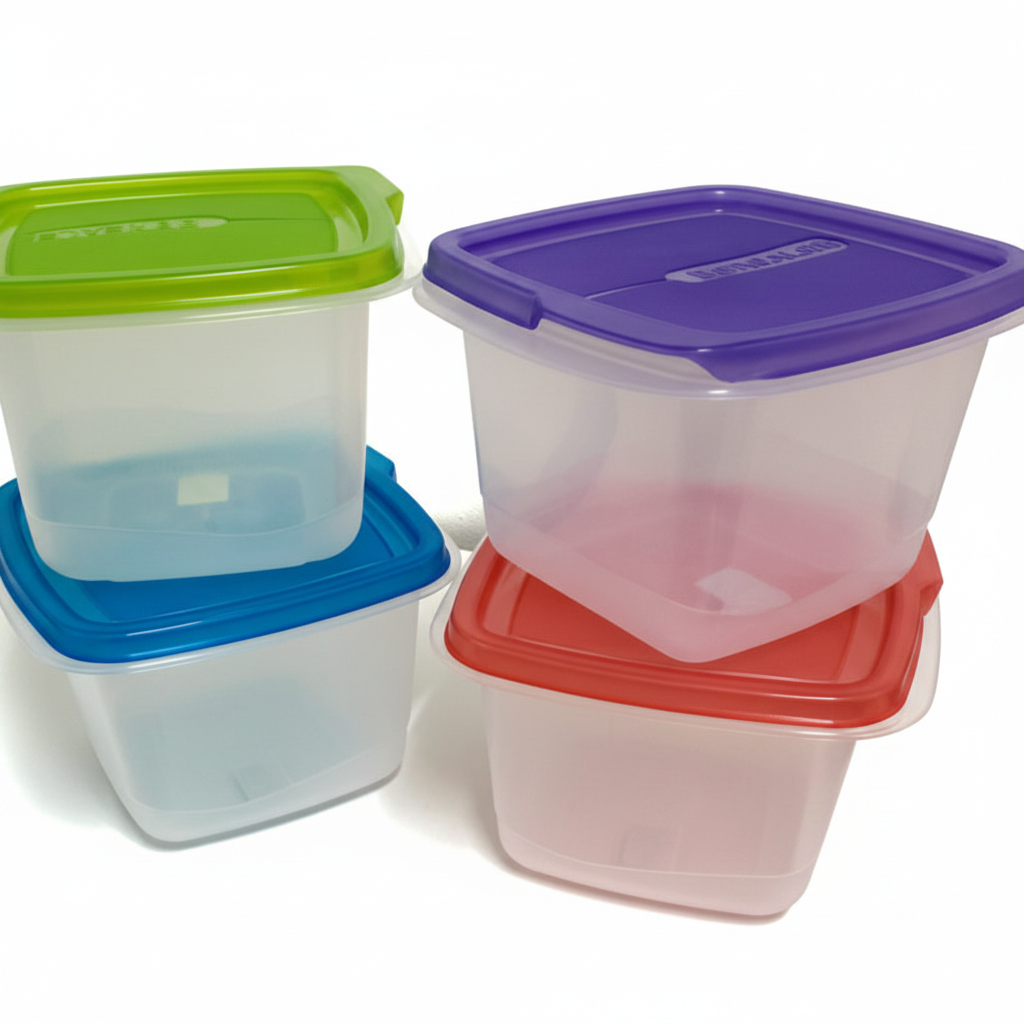 TUPPER HERMETICO 1.6L CUADRADO 塑料方形饭盒 DA21