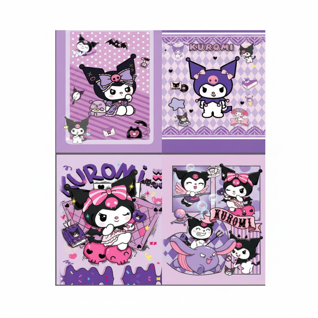 CUADERNO B5 KUROMI 库洛米图案笔记本 H52-011K10