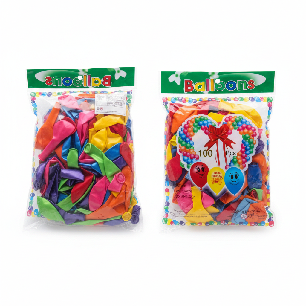 BOLSA DE 100PCS GLOBOS 气球百袋装 DD-6710