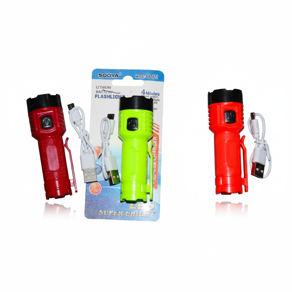 LINTERNA USB 小型手电筒可充电 AB-30746