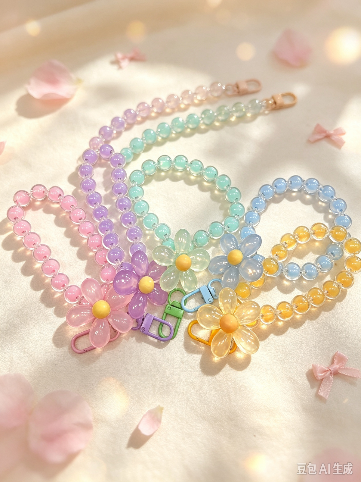 花朵手机链