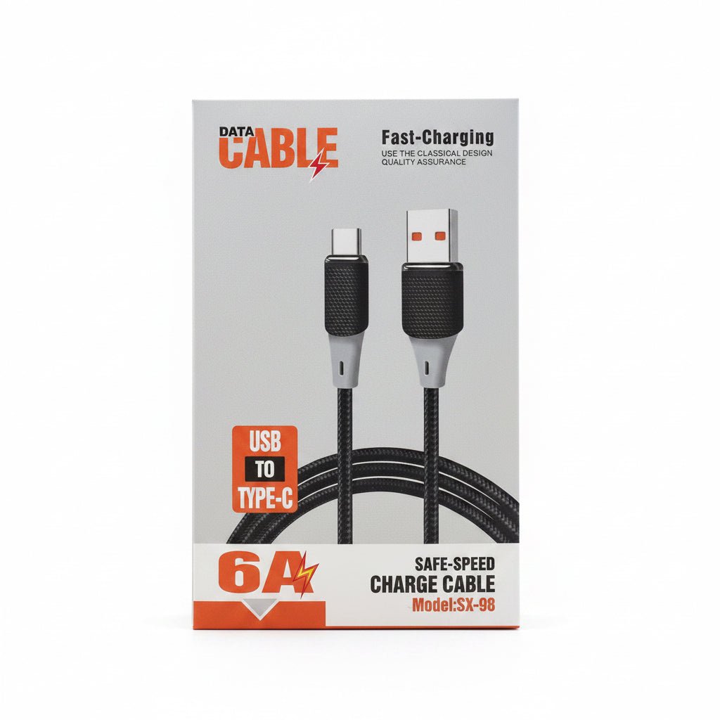 CABLE USB A TIPOC 6A 1M C口6安充电线 C-553