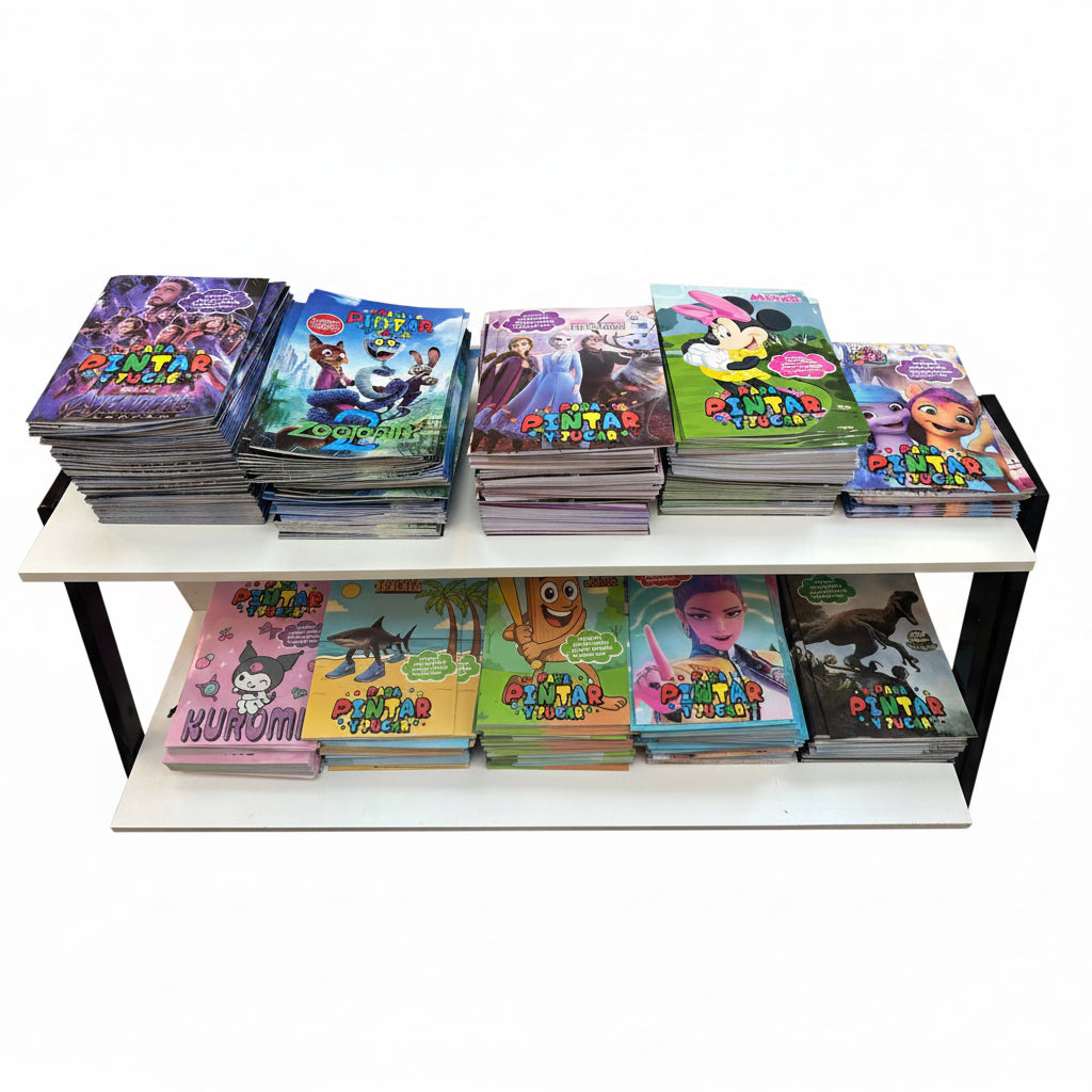 LIBROS COLOREAR C/STCIKER 卡通画本 LIBROS