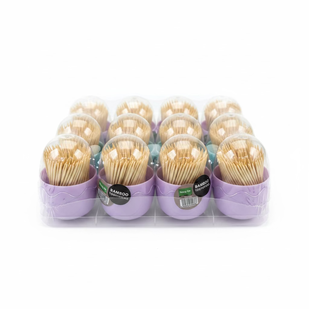 ESCARBANDIENTE *12PCS蛋形牙签 B-293
