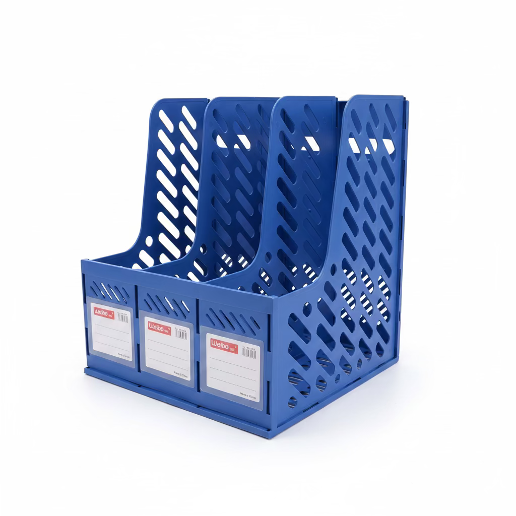 ORGANIZADOR OFICINA ALCHIVO 斜纹页三联资料架 WB-0308