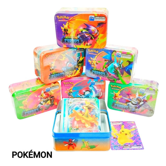 CAJA DE CARTA POKEMON 宝可梦卡牌铁盒 ABC-XV 5369