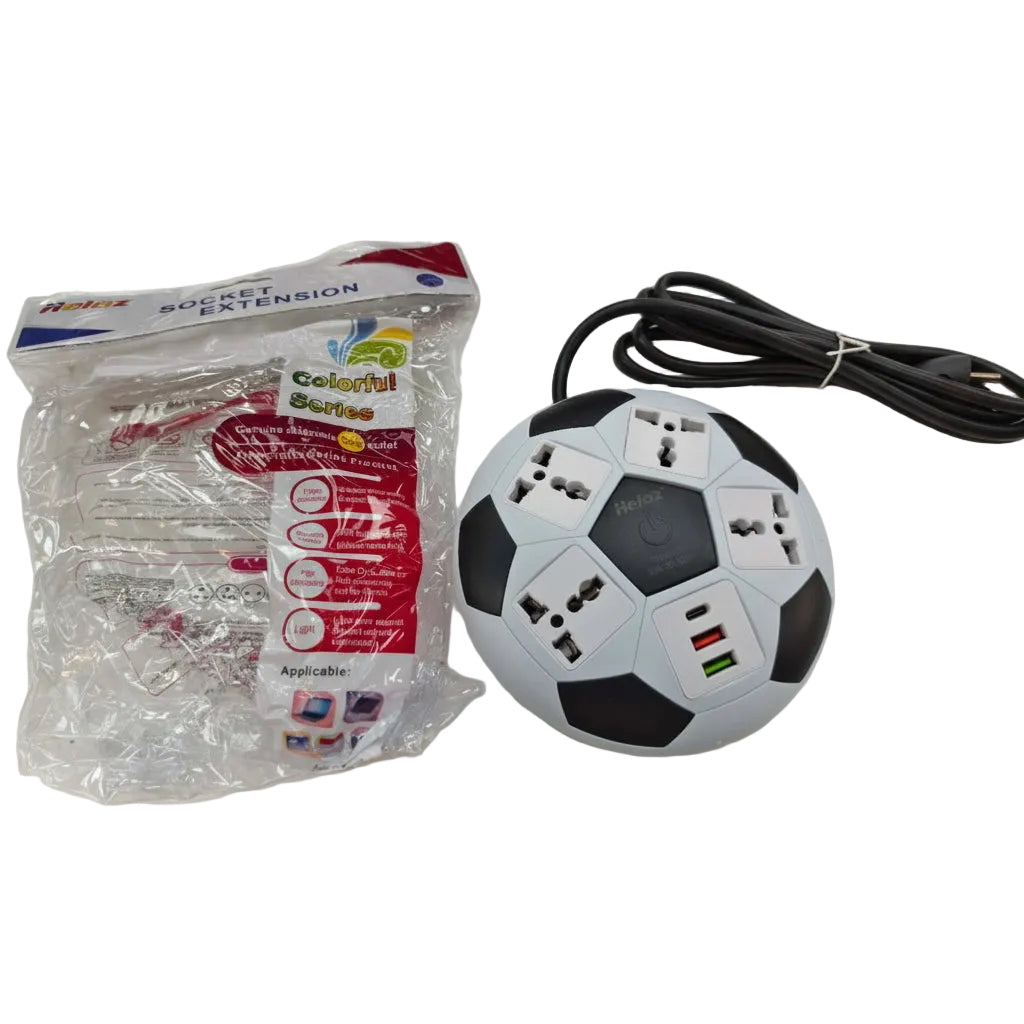 ZAPATILLA HZ-5015PD FUTBOL 足球造型排插 H40-011B5