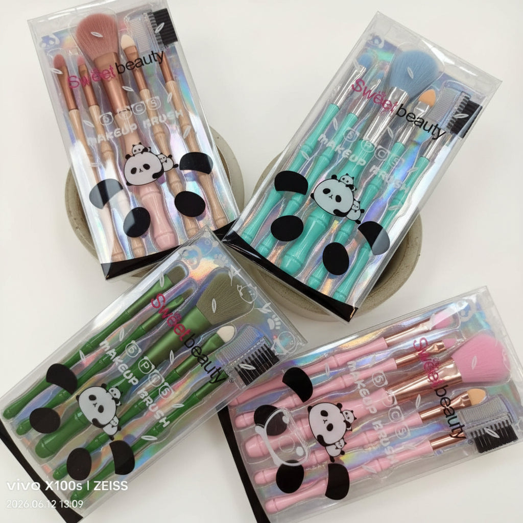 BROCHES COSMETICO 5PCS 化妆刷子五件套 G87-001K5(SZ-494)