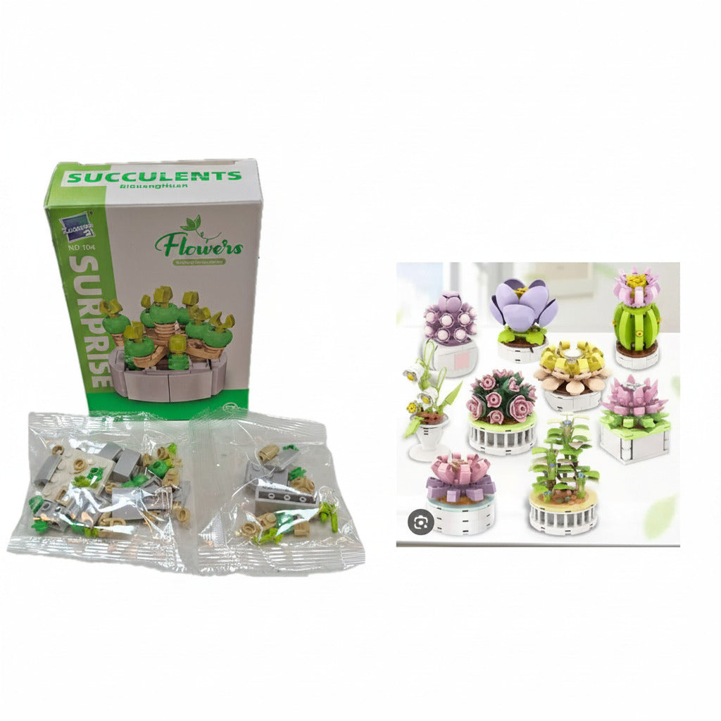BLOQUES FLORES积木花 6971236141116