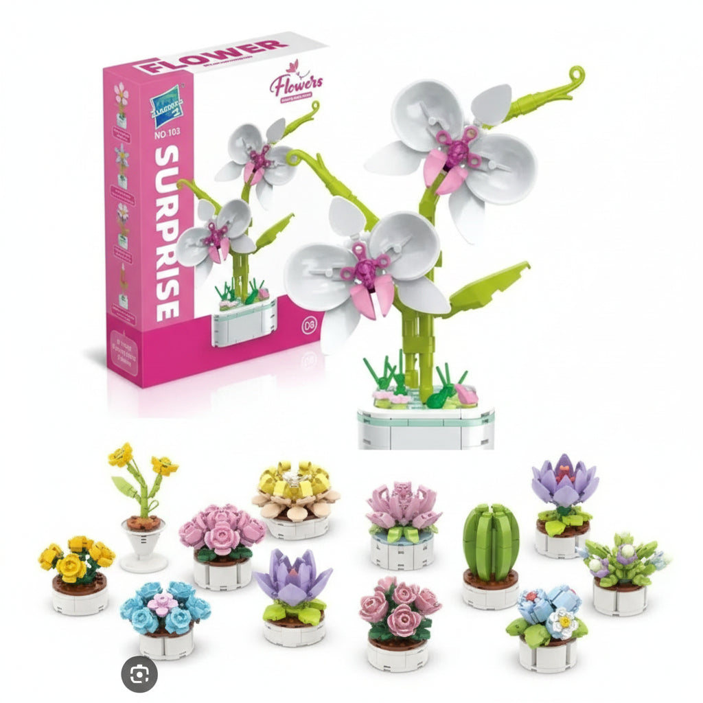 BLOQUES FLORES 积木花 6971236141109