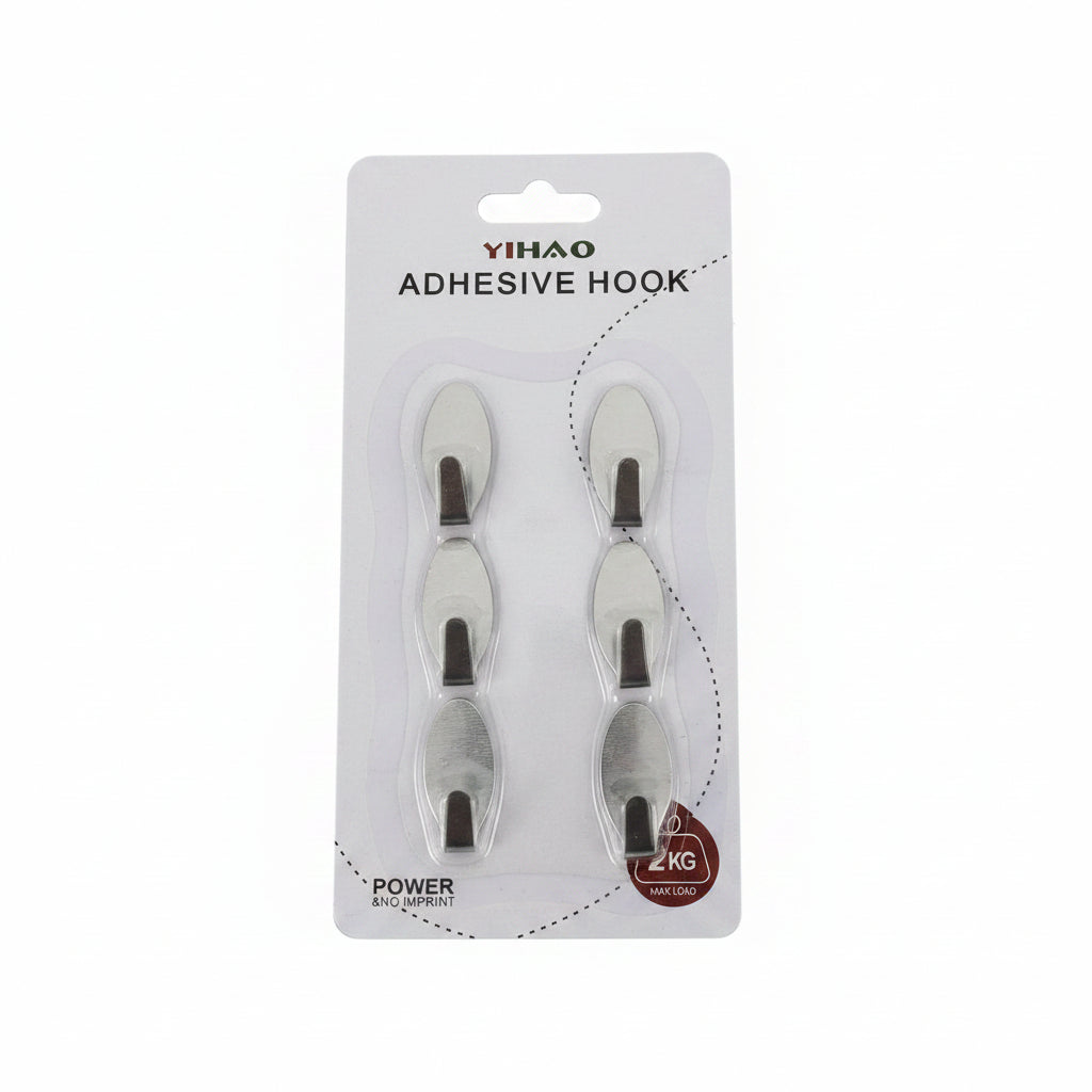 COLGADOR ACERO INOXIDABLE 6PCS不锈钢挂钩 LF-4085
