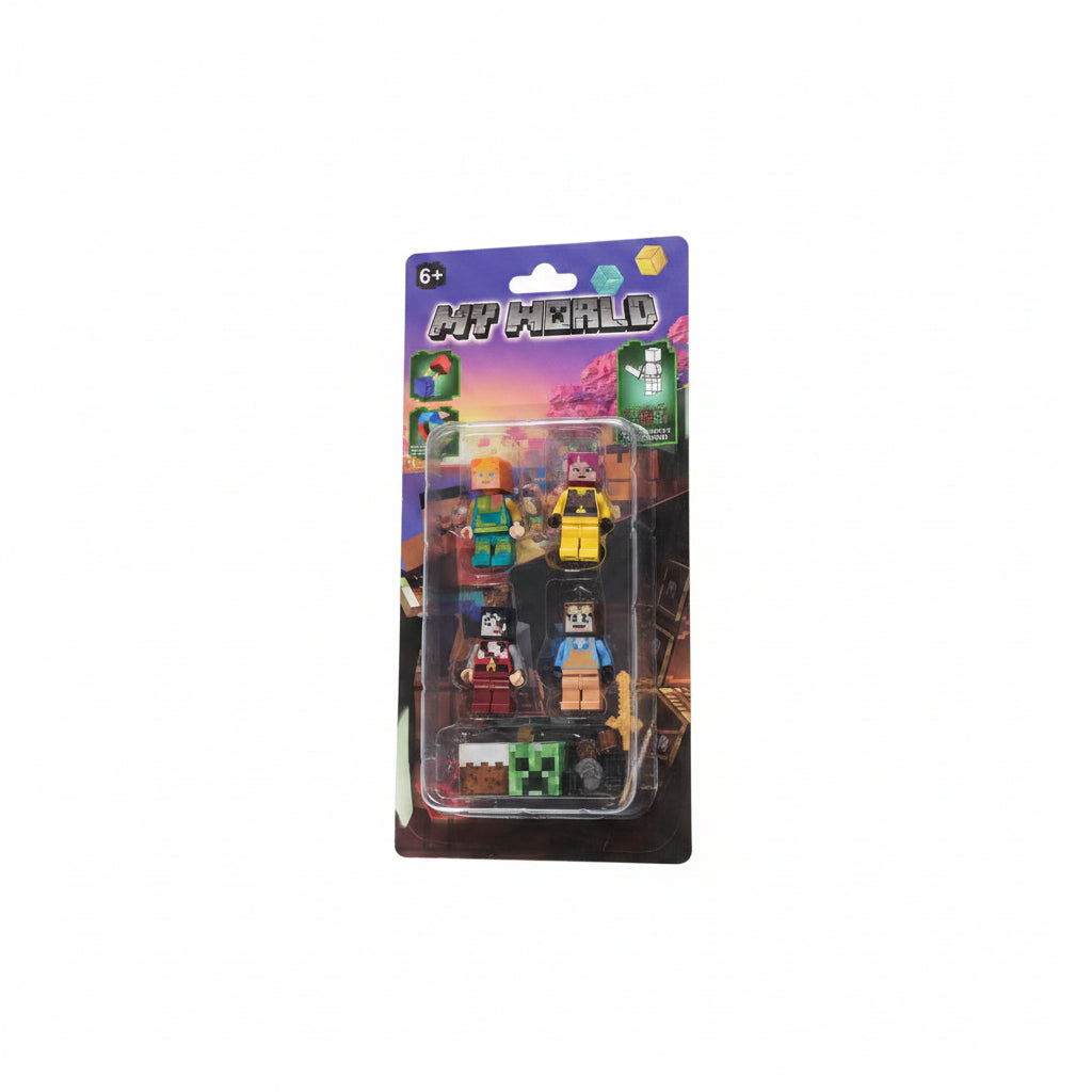 MINECRAFT 我的世界磁力积木4PCS 540101(AA-5807)