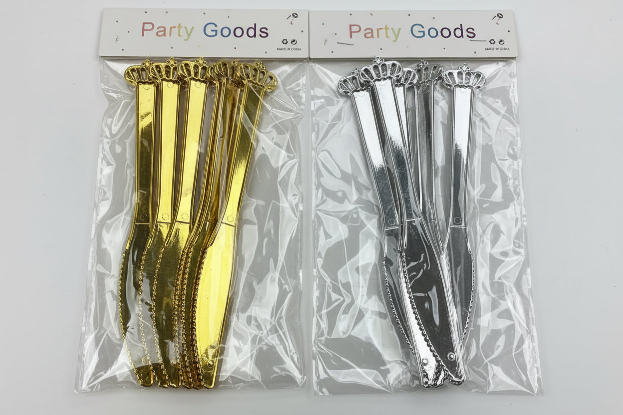 CUCHILLO DE PLASTICO*6PCS 塑料蛋糕刀 NS413451/4518
