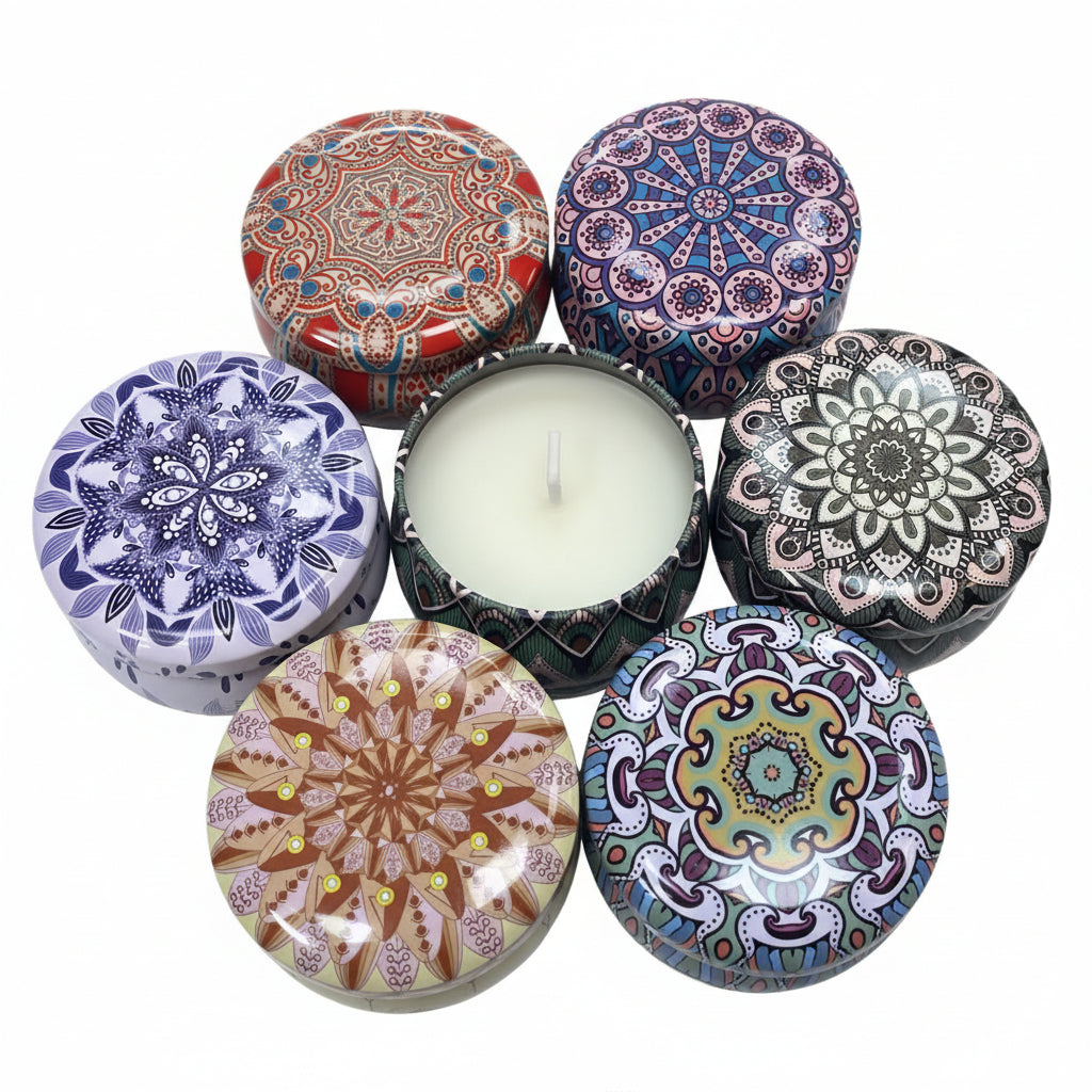 LATA MANDALA AROMATICA 5.5CM 蜡烛香罐 076H/7089