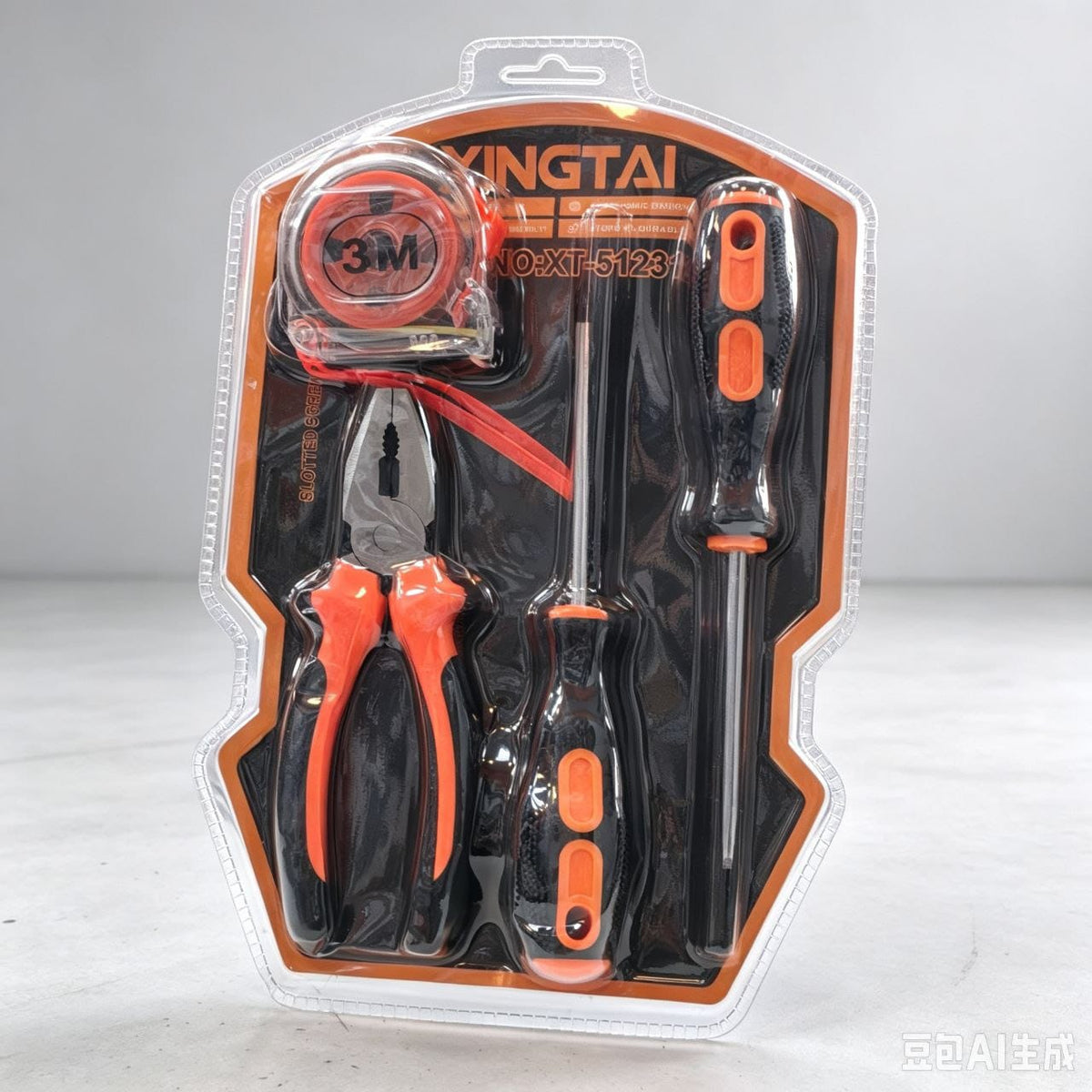 JUEGO DE HARRAMIENTAS 4件套五金工具 05914