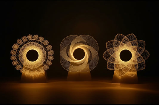 LED 3D CREATIVE 旋转灯 G76-008G3