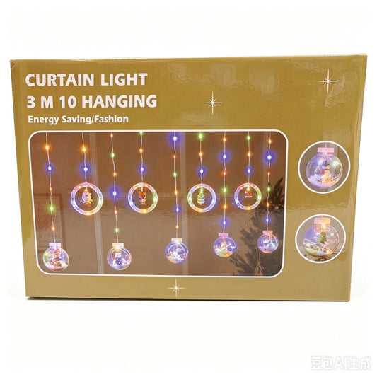 LUZ CORTINA COLOR 3M 窗帘彩灯00600