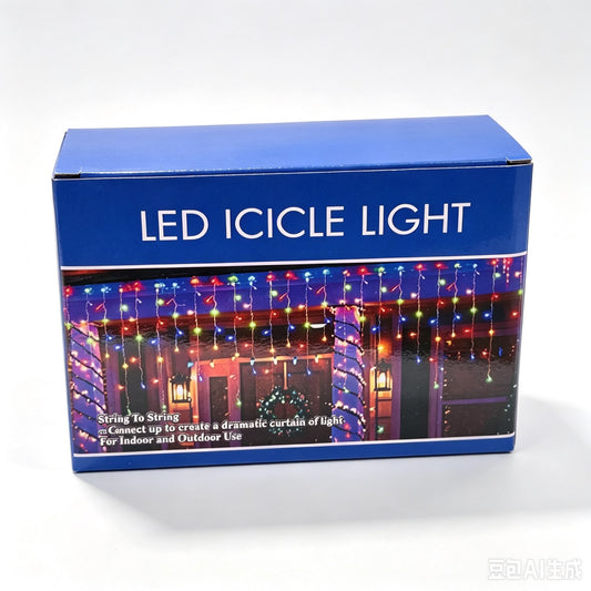 LUZ CORTINA COLOR 12*6*8CM 窗帘彩灯00440