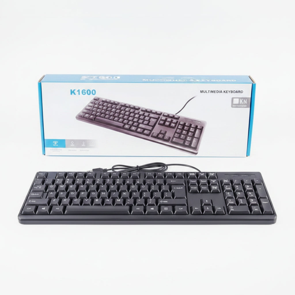 TECLADO CON CABLE 键盘usb接口 k1600 ADE2095/9502