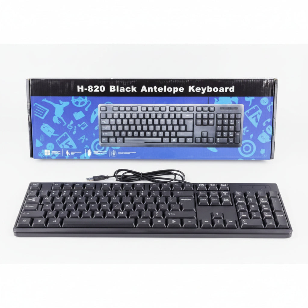 TECLADO CON CABLE 键盘usb接口 H-820 ADE2094/9408