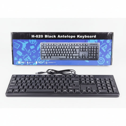 TECLADO CON CABLE 键盘usb接口 H-820 ADE2094/9408