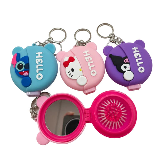 ESPEJO CON CEPILLO INFANTIL 儿童小镜子 H66-007A5