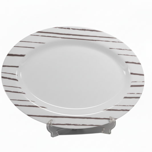 PLATO OVAL 30CM 椭圆碟40122 4012-1721