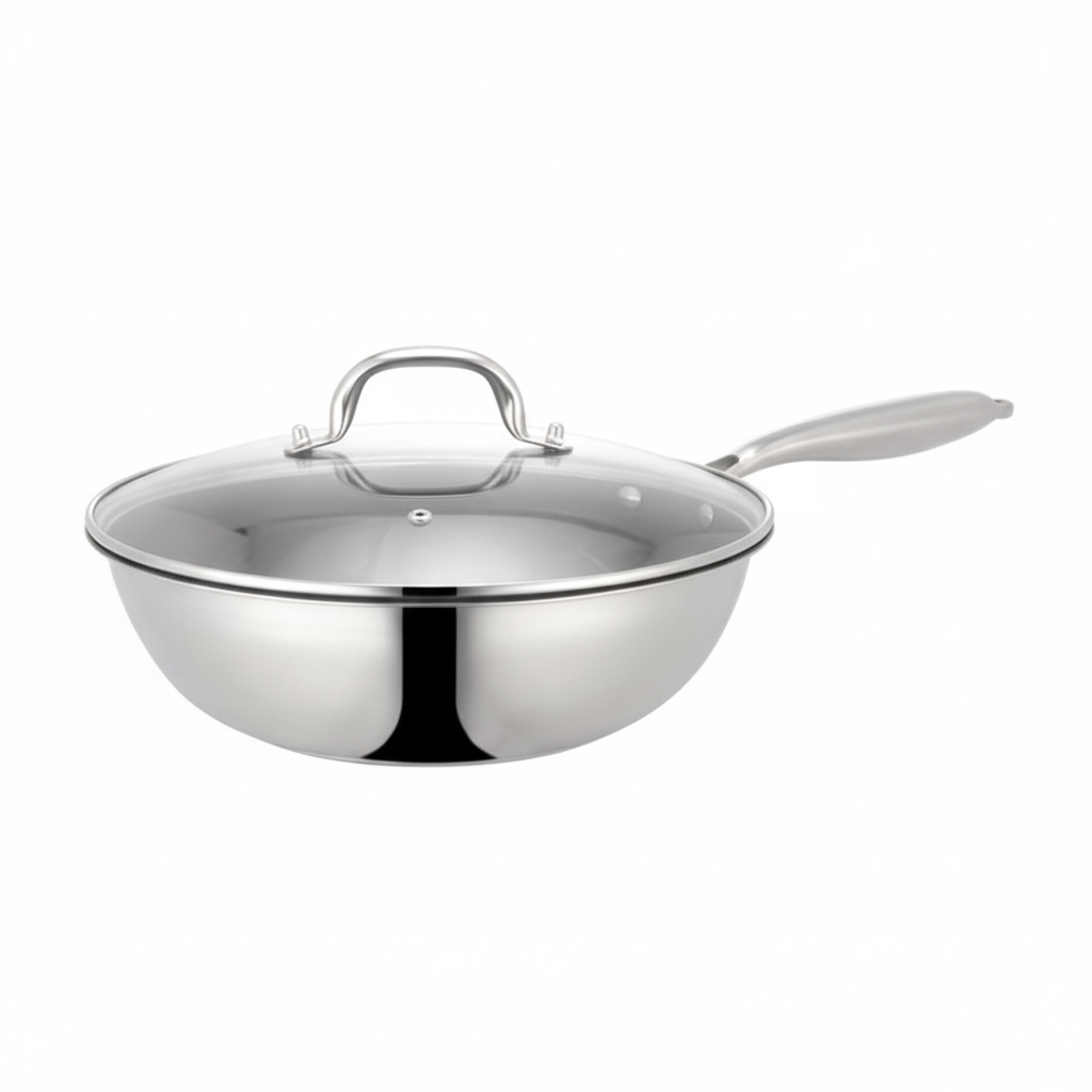 WOK 29CM 不锈钢炒锅04012 CY2606-29