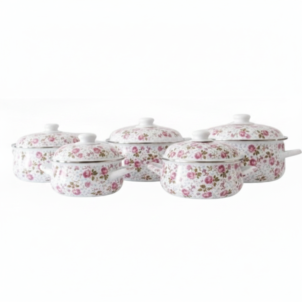SET 5 OLLA 花纹五件锅67237 807D-5F