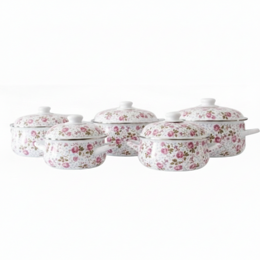 SET 5 OLLA 花纹五件锅67237 807D-5F
