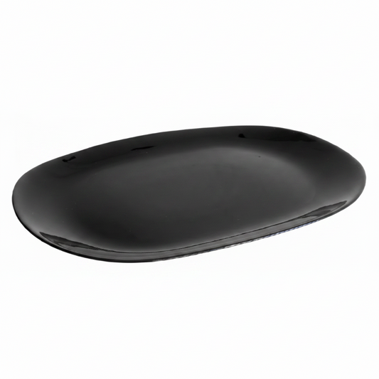 PLATO CERAMICA 12' 黑陶瓷盘82676 HLFYP120