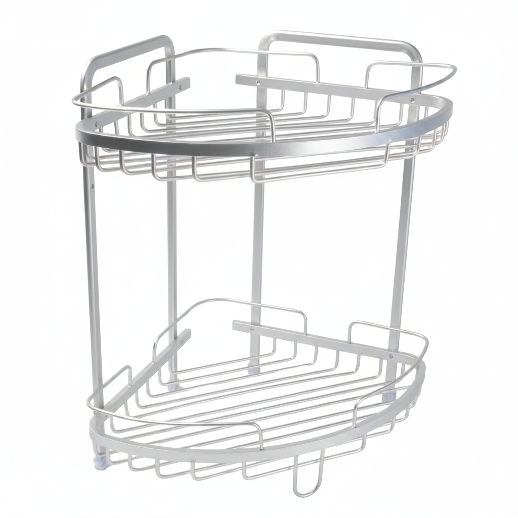 ORGANIZADOR 2 ESTANTES ALUMINIO 储物盒00018 B001