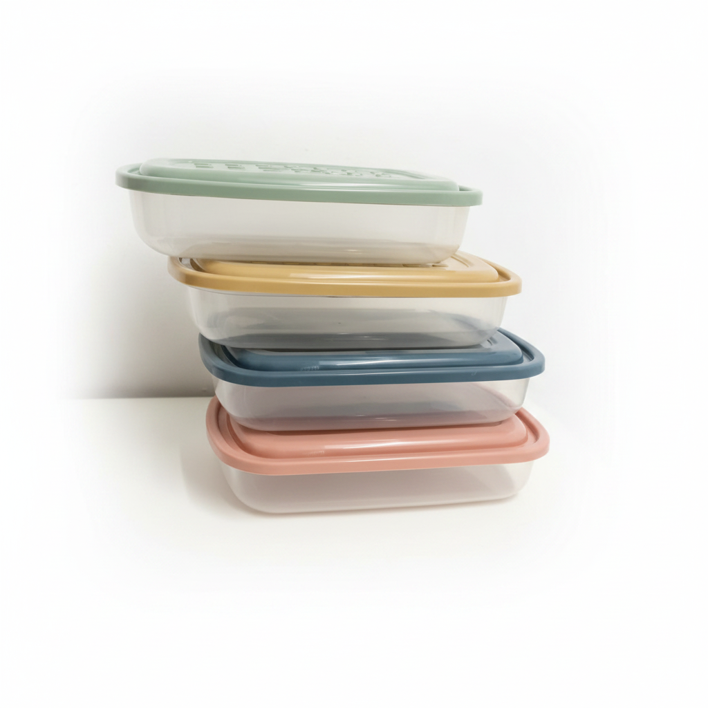 TUPPER HERMETICO 2L 塑料方饭盒2升 DA02