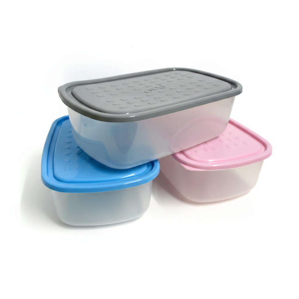 TUPPER HERMETICO 5.5L 塑料方饭盒5.5升 DA04