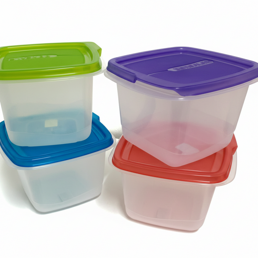 TUPPER HERMETICO 1.6L CUADRADO 塑料方形饭盒 DA21