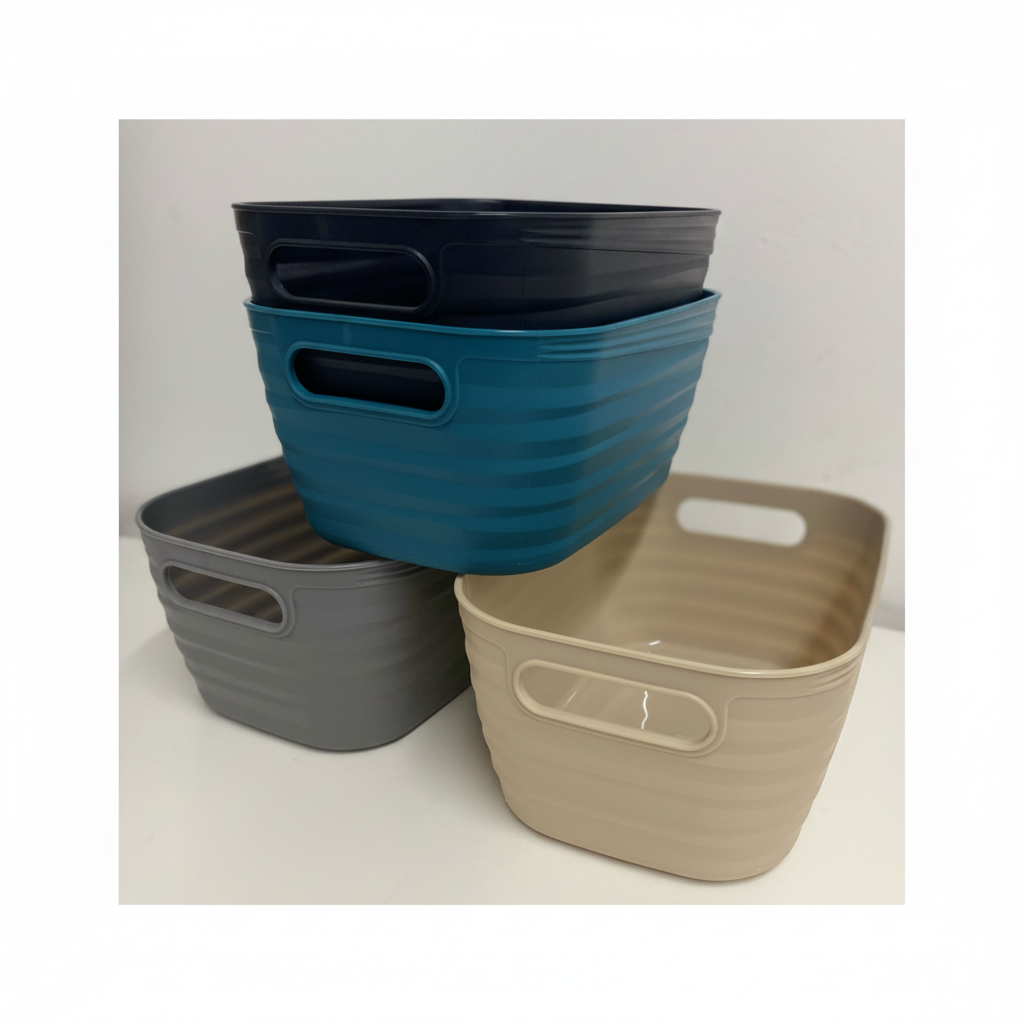 CANASTO WAVE CITY 3.5L 塑料方小篮子 DA242B
