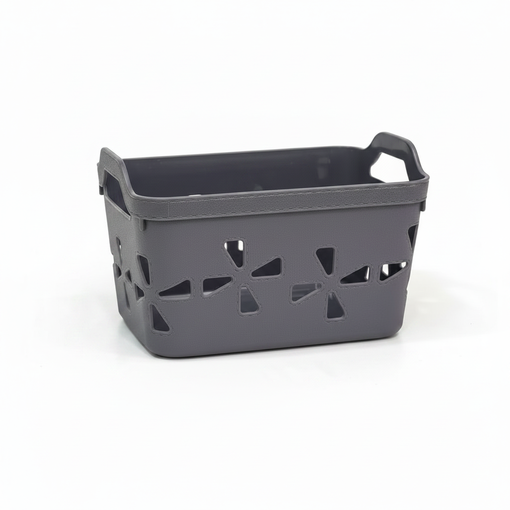 CANASTO PLASTICO MED 21*14CM 塑料中篮子 LF250873