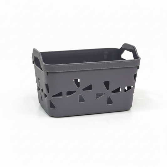 CANASTO PLASTICO MED 21*14CM 塑料中篮子 LF250873