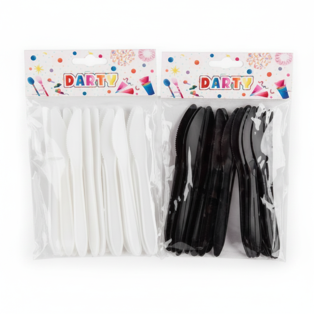 SET CUCHILLOS*20 蛋糕塑料刀20装  CA3559Z1