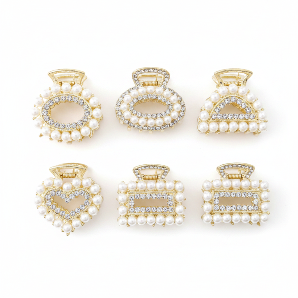 BROCHE DE PELO 4.5CM *12 珠宝发夹12装 ZMA-A901-3