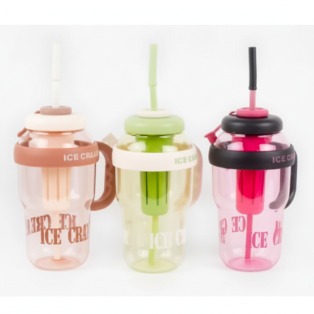 BOTELLA SORBETE MANIJA 塑料吸管杯 NS358943Z2