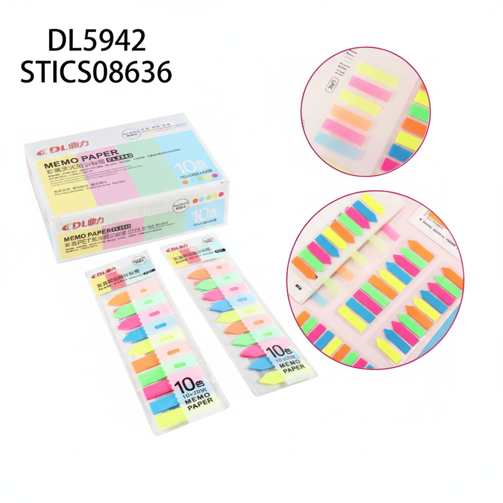 STICK NOTAS *48 DL5942-720 大荧光标签纸48包盒装 STICS08636