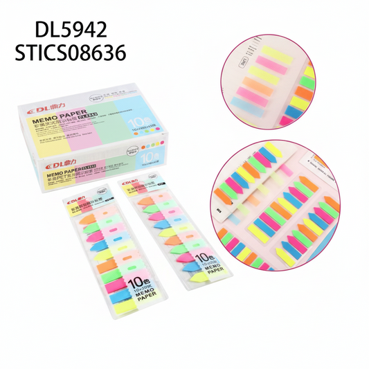 STICK NOTAS *48 DL5942-720 大荧光标签纸48包盒装 STICS08636